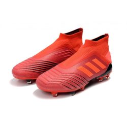 adidas Predator 19+ FG Zapatos - Rojo_4.jpg